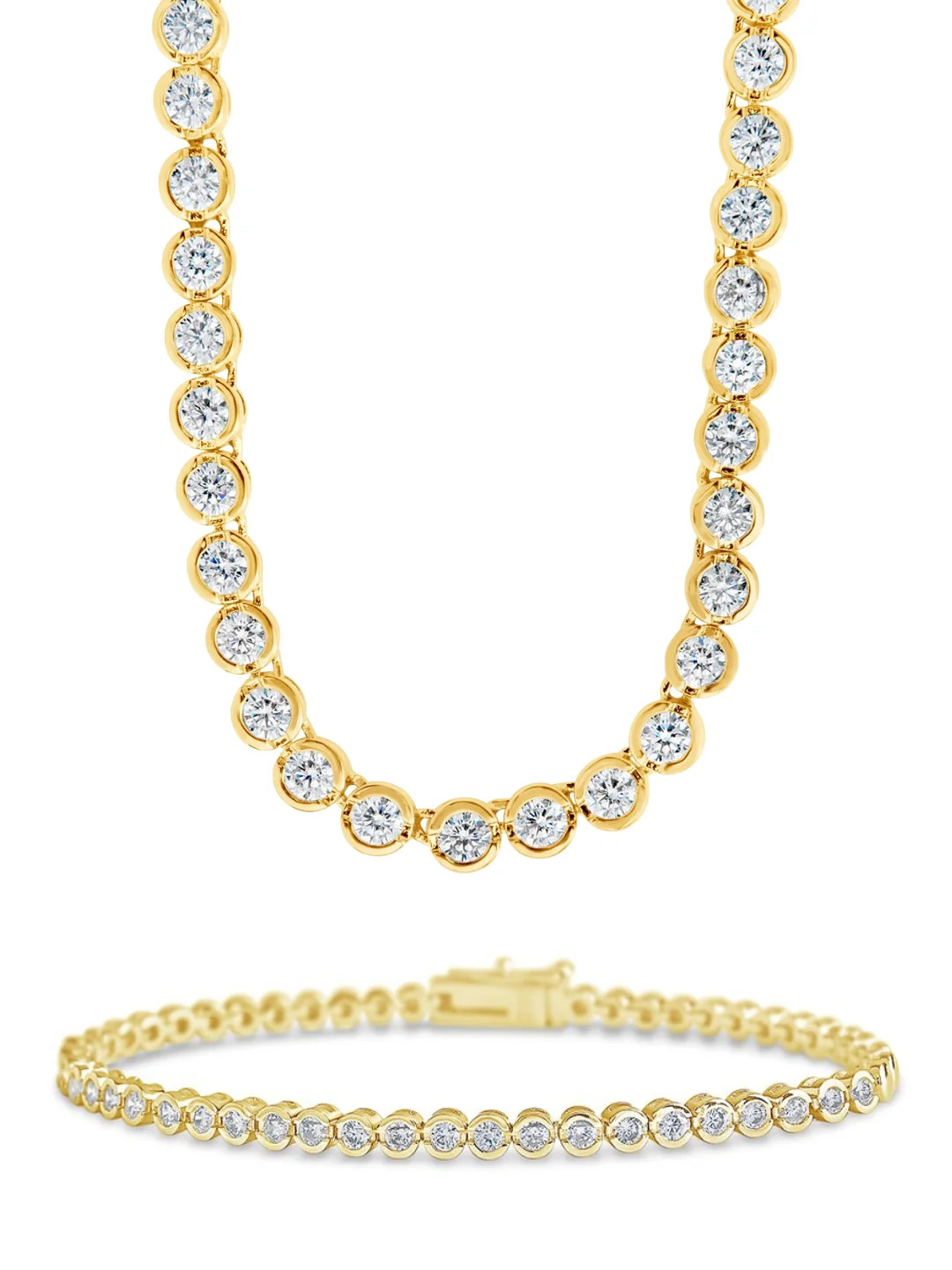 Helene Cubic Zirconia Tennis Necklace | Sterling Forever