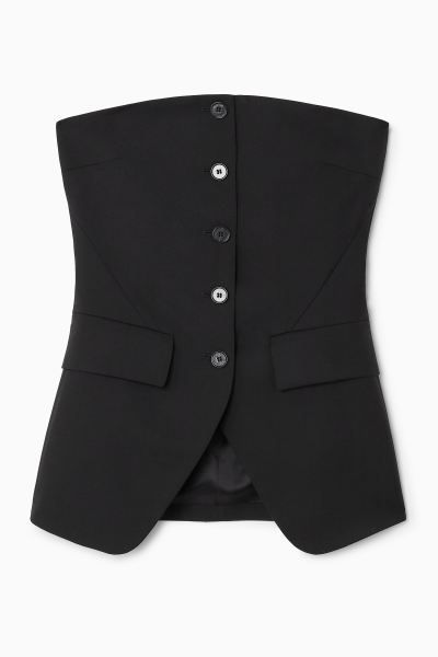 TAILORED WAISTCOAT BUSTIER | H&M (UK, MY, IN, SG, PH, TW, HK)