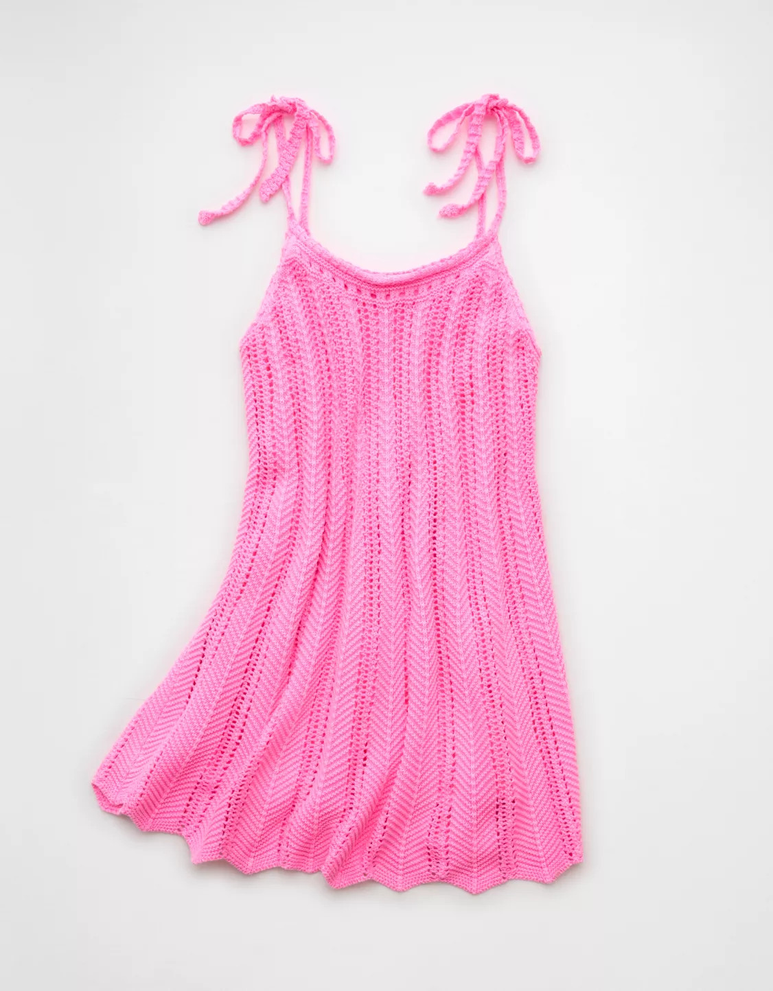 AE Tie-Strap Sweater Mini Dress | American Eagle Outfitters (US & CA)