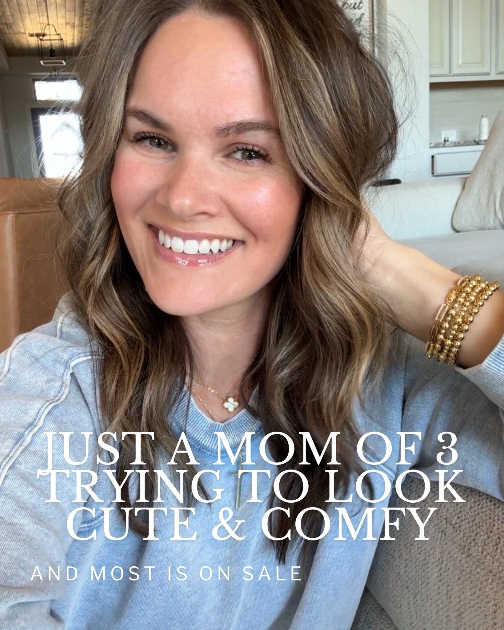 Mom of 3 outfit inspo that’s casual, cute, and mostly on sale 🙌
Easy everyday looks, comfy pieces, and affordable fashion finds you can wear anywhere. #momstyle #everydayoutfits 

#LTKdayinmylife #LTKgrwm #LTKootd