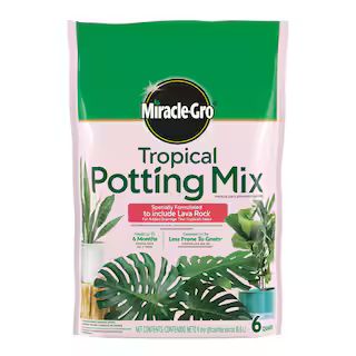 Miracle-Gro 6 Qt. Tropical Potting Mix | The Home Depot