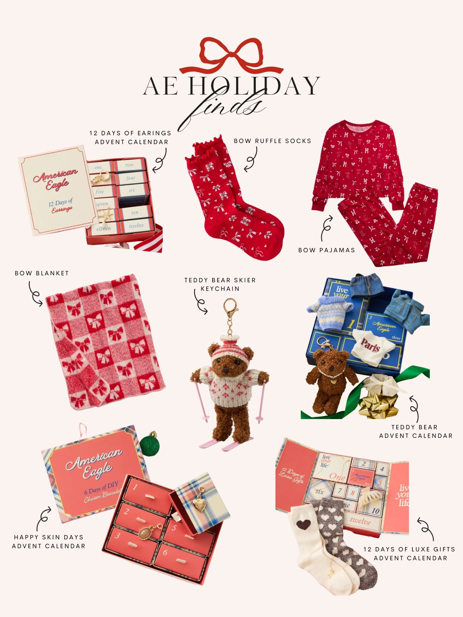 American Eagle Holiday Finds and Advent Calendars

#LTKGiftGuide #LTKselfcare #LTKHoliday