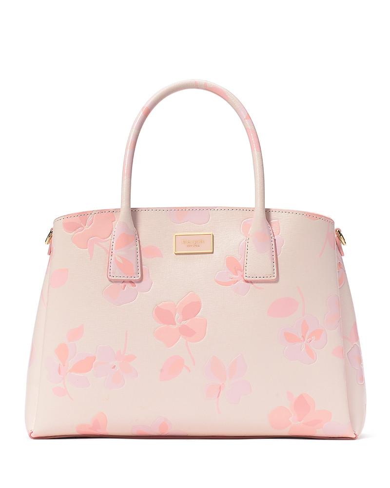 kate spade new york Serena Spring Pansies Satchel | Bloomingdale's (US)