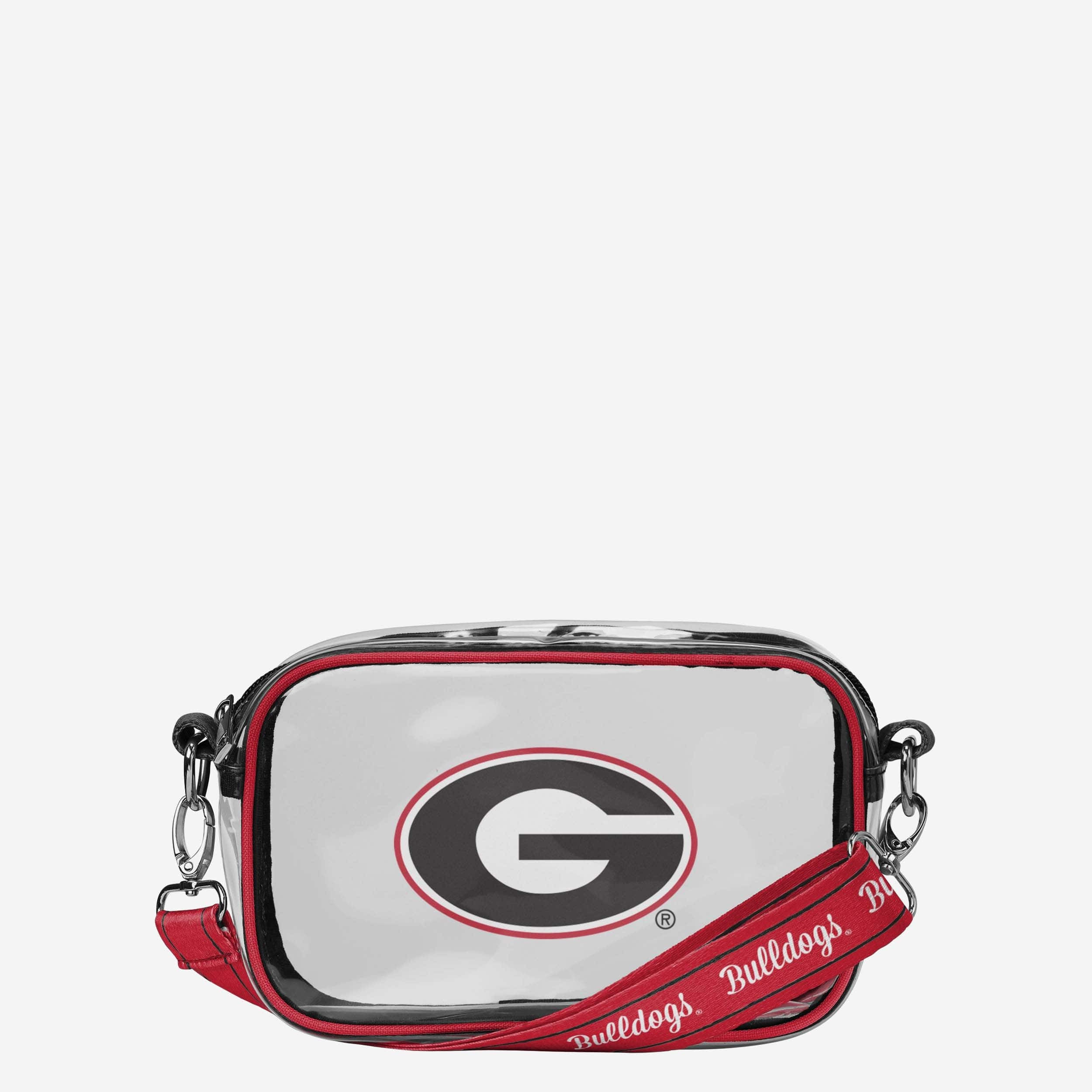 Georgia Bulldogs Team Stripe Clear Crossbody Bag | FOCO inc