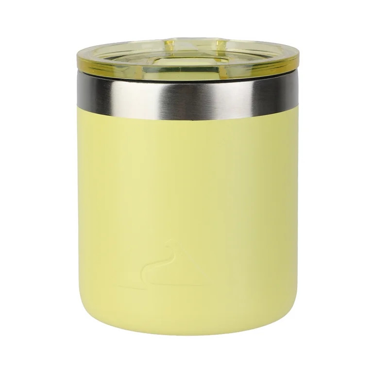 Ozark Trail 10oz Ceramic Lined Stainless Steel Lowball Tumbler with Magnetic Tritan Transparent S... | Walmart (US)