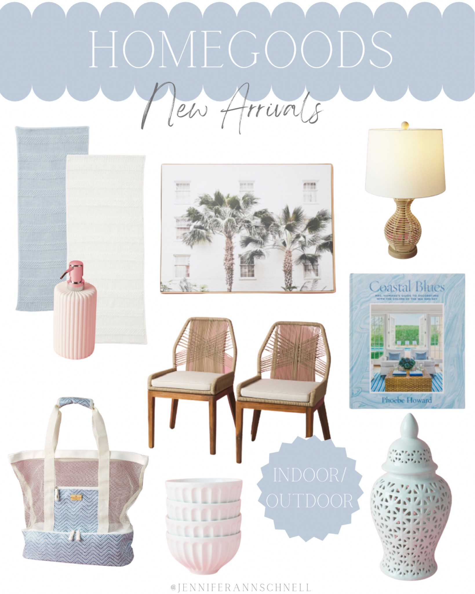 Homegoods new arrivals!

Bath mat, bathroom decor, white soap dispenser, palm wall art, coastal wall art, rattan lamp, coastal lamp, rattan outdoor dining chairs, coastal coffee table book, beach bag, white fluted bowls, white temple jar, ginger jar, coastal Spring decor, coastal decor, beach house decor, beach decor, beach style, coastal home decor, coastal decorating, coastal interiors, coastal house decor, beach style, neutral home decor, neutral home, modern traditional

#LTKstyletip #LTKFind #LTKhome