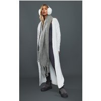 White Bobble Knit Maxi Cardigan | PrettyLittleThing IE