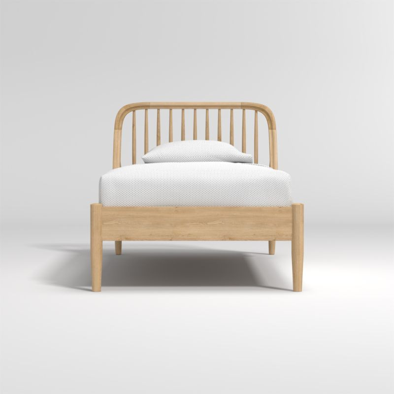 Bodie Kids Oak Spindle Bed | Crate & Kids | Crate & Barrel