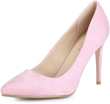 IDIFU Women's IN4 Classic Pointed Toe High Heels Pumps Wedding Dress Office Shoes | Amazon (US)
