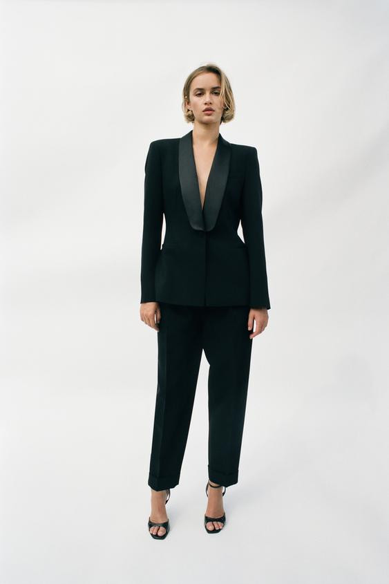 ANKLE TUXEDO PANTS | Zara US