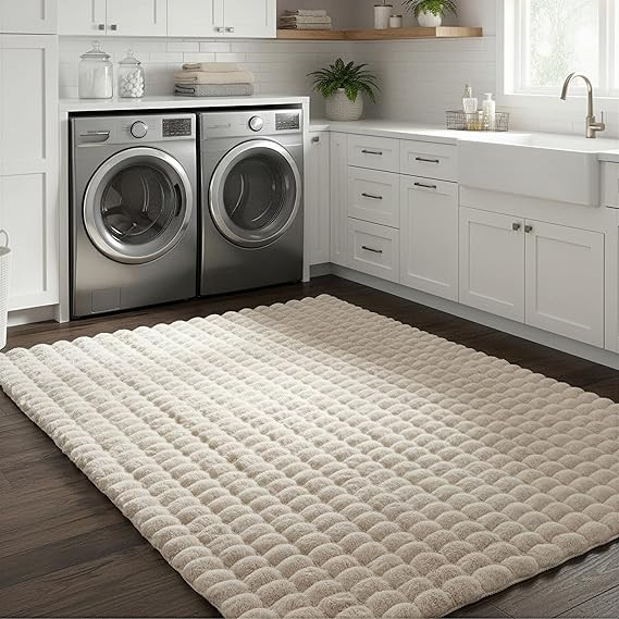 nuLOOM 5' x 8' Cozy Plush Area Rug, Machine Washable, Non-Slip, Soft Fluffy Shag Carpet for Livin... | Amazon (US)