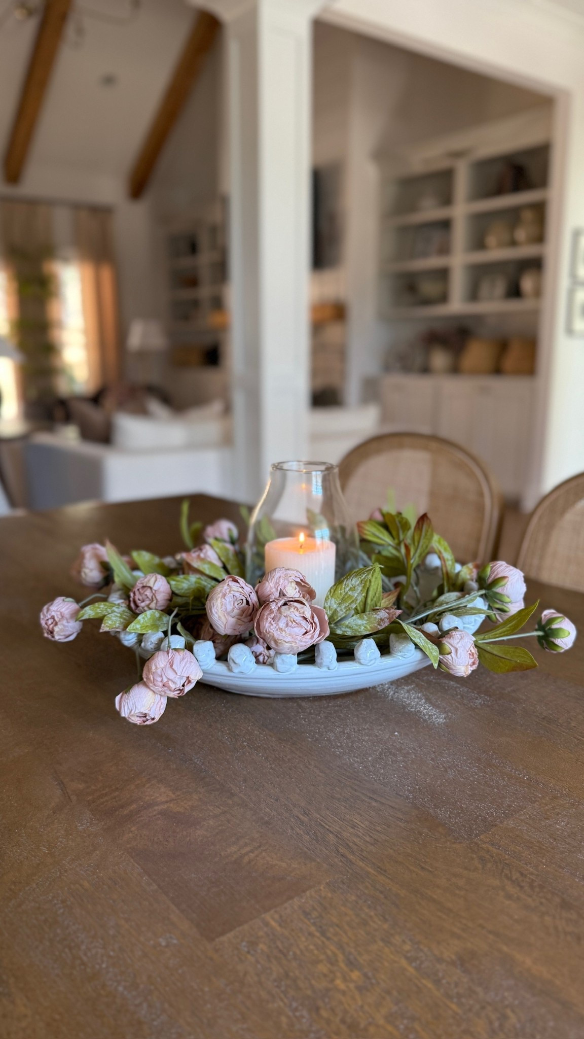 Spring centerpiece idea🤍

#LTKSeasonal #LTKHome