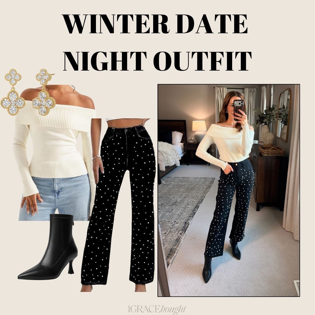 Winter date night inspo! How cute are these pants!!

#LTKootd