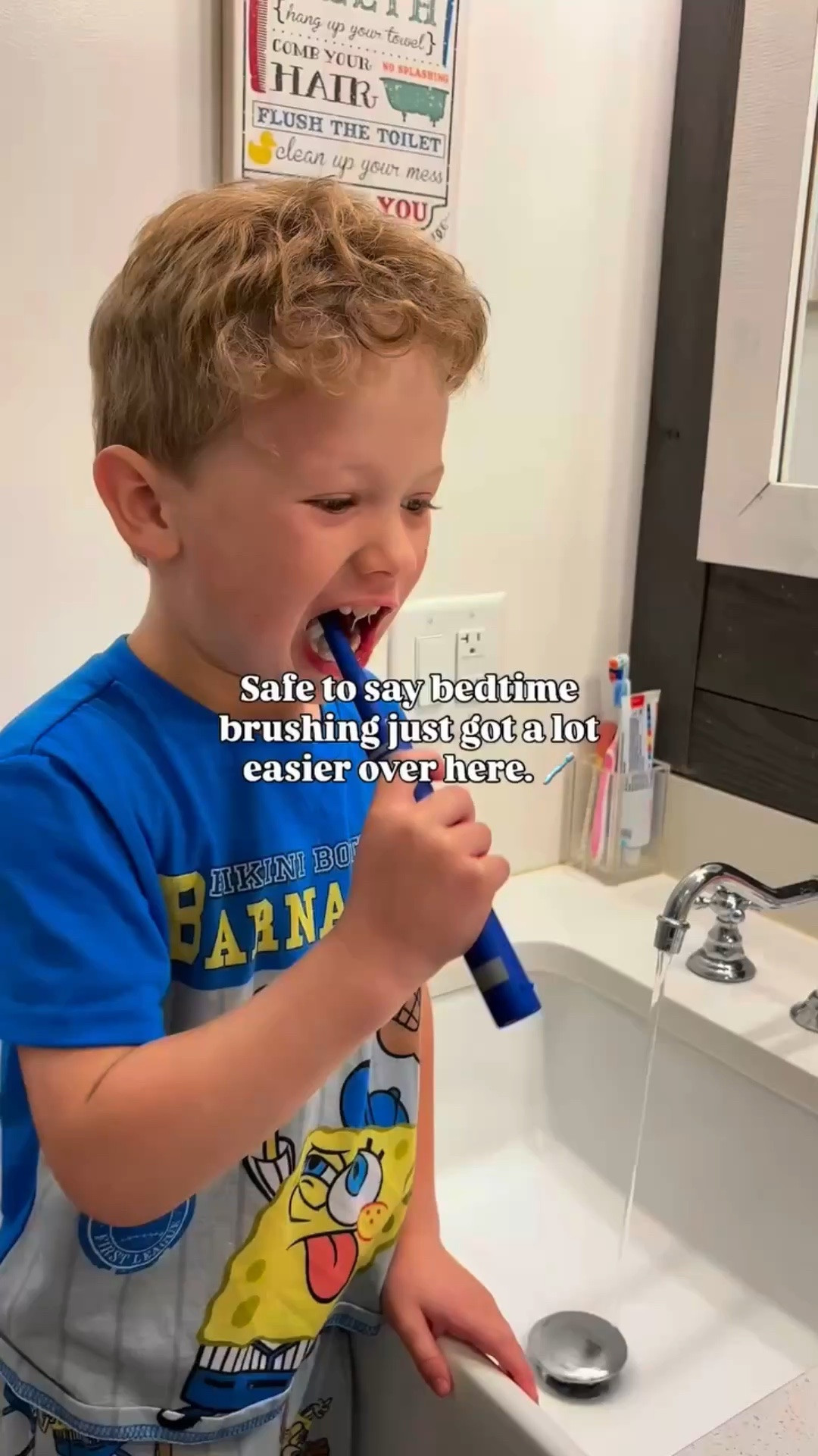 My 4-year-old was way more excited about brushing his teeth than I expected. He unboxed the mouthwash, toothpaste, and toothbrushes all by himself… but the singing toothbrush was definitely the favorite. @mysupermouth 

https://on.ltk.com/+Sno0dcfero0TaU0t1tz6-Q

#mysupermouth #kidstoothpaste #kidstoothbrush #gifted #kidsmouthwash
