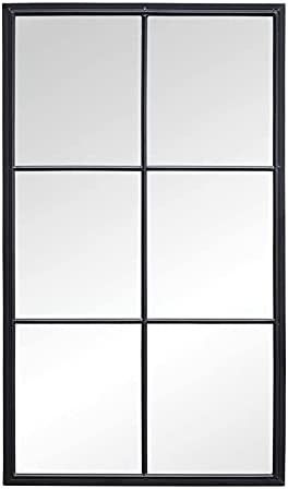 Rectangular Farmhouse Tall Wall Mirror,Metal Framed Window Mirror for Living Room , Bathroom Vanity, | Amazon (US)