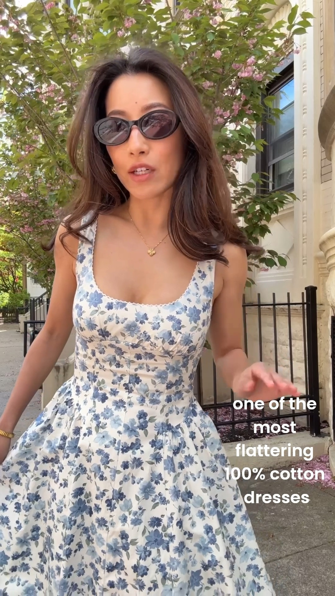On sale: THE bestselling dress of this year so far!
- XXS Petite in this dress, TTS. 100% cotton. Built in bra pads, this style seems ideal for smaller busts.

- A.Soliani ballet flats 5.5 (code JEAN15 for 15% off is the best discount they have) TTS. Bought a few flats from there as gift-to-self and I find them much comfier than my Chanel flats tbh.

- Madewell sunglasses, Sezane tote

summer vacation dress , floral graduation dresses , italy europe vacation dress , family photos outfit ideas

#LTKootd #LTKSaleAlert #LTKPetite