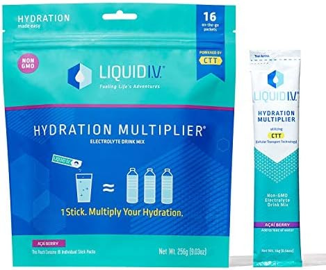 Liquid I.V. Hydration Multiplier - Acai Berry - Hydration Powder Packets | Electrolyte Supplement... | Amazon (US)