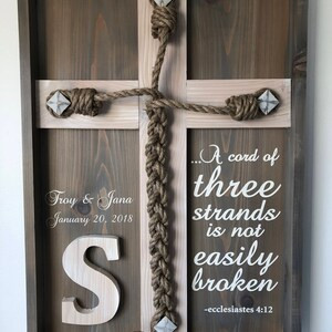 Wedding Unity Ceremony  Braid W/ecclesiastes 4:12 Scripture | Etsy | Etsy (US)