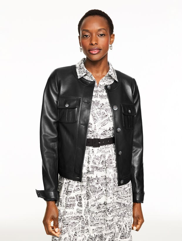 Leather Lady Jacket | Talbots
