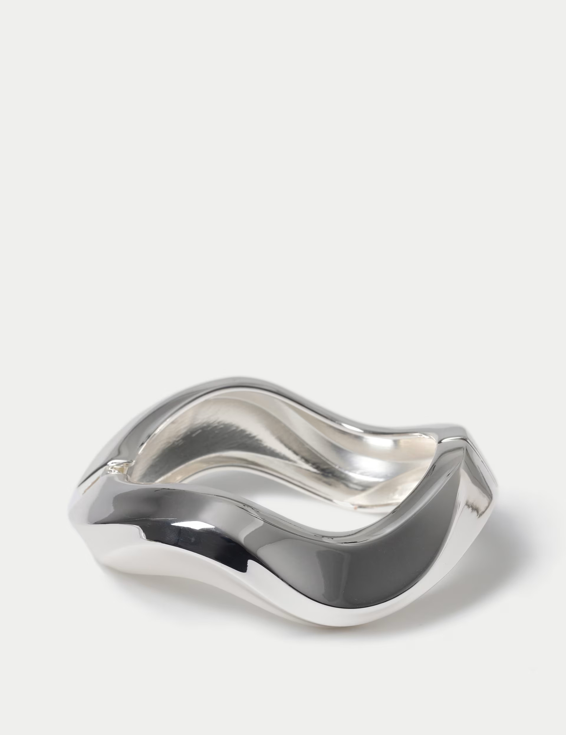 Silver Tone Hinged Bangle | Marks & Spencer (UK)