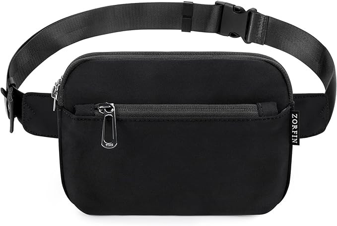 ZORFIN Fanny Packs for Women Men: Crossbody Belt Bag with Adjustable Strap - Fashion Waist Packs ... | Amazon (US)