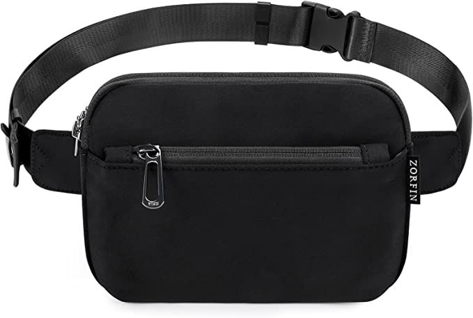 ZORFIN Fanny Packs for Women Men, Fashion Waist Pack Belt Bag with Adjustable Strap for Outdoors ... | Amazon (US)