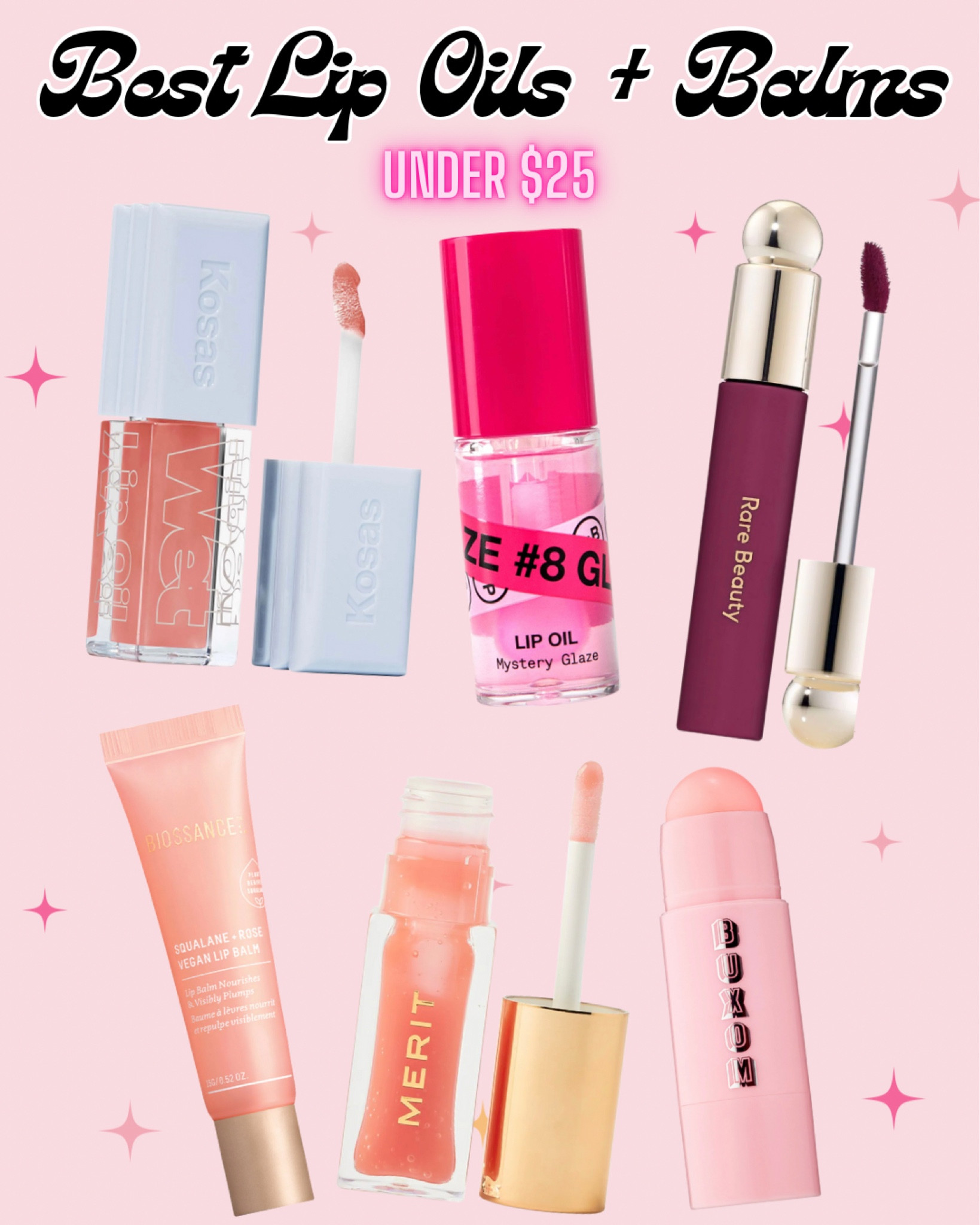 top juicy and non-sticky lip oils and hydrating balms !! 🫦 

#LTKbeauty #LTKtravel #LTKGiftGuide
