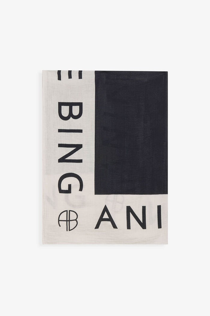 Praia Sarong - Black And Cream | Anine Bing