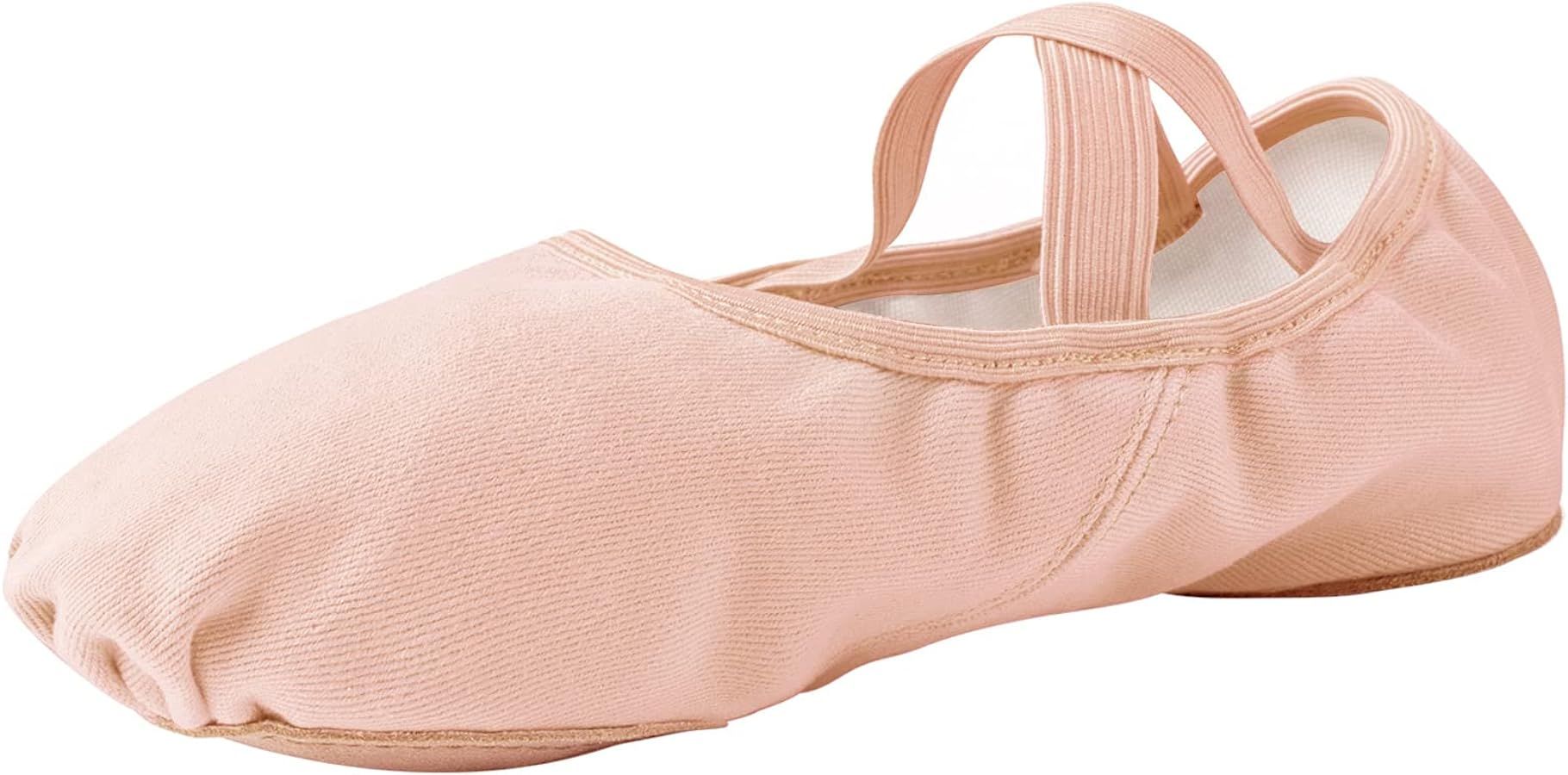 Stelle Women Ballet Shoes Highly Stretch Canvas Adult Ballet Slippers Split Sole Yoga Dance Shoe ... | Amazon (US)