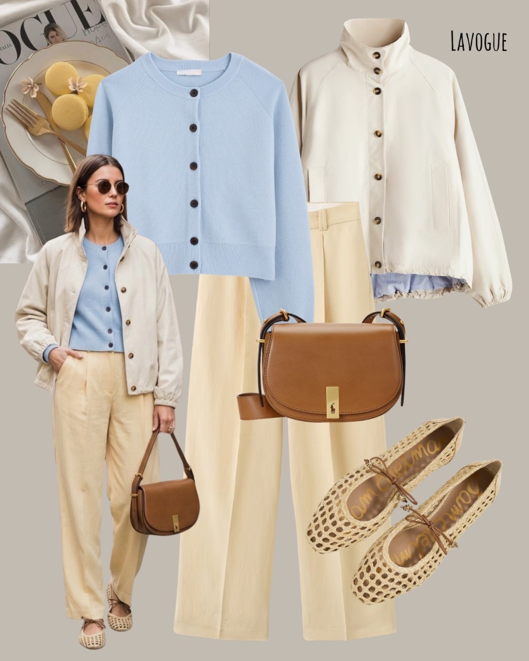 Soft spring layers 🌼
Cream jacket + blue cardigan + light yellow pants = fresh and effortless. Finished with ballet flats and a tan bag for a simple, polished vibe.
An easy go-to combo 🤍💛💙

Shop Below 👇🏼 

#LTKootd #LTKSeasonal #LTKWorkwear