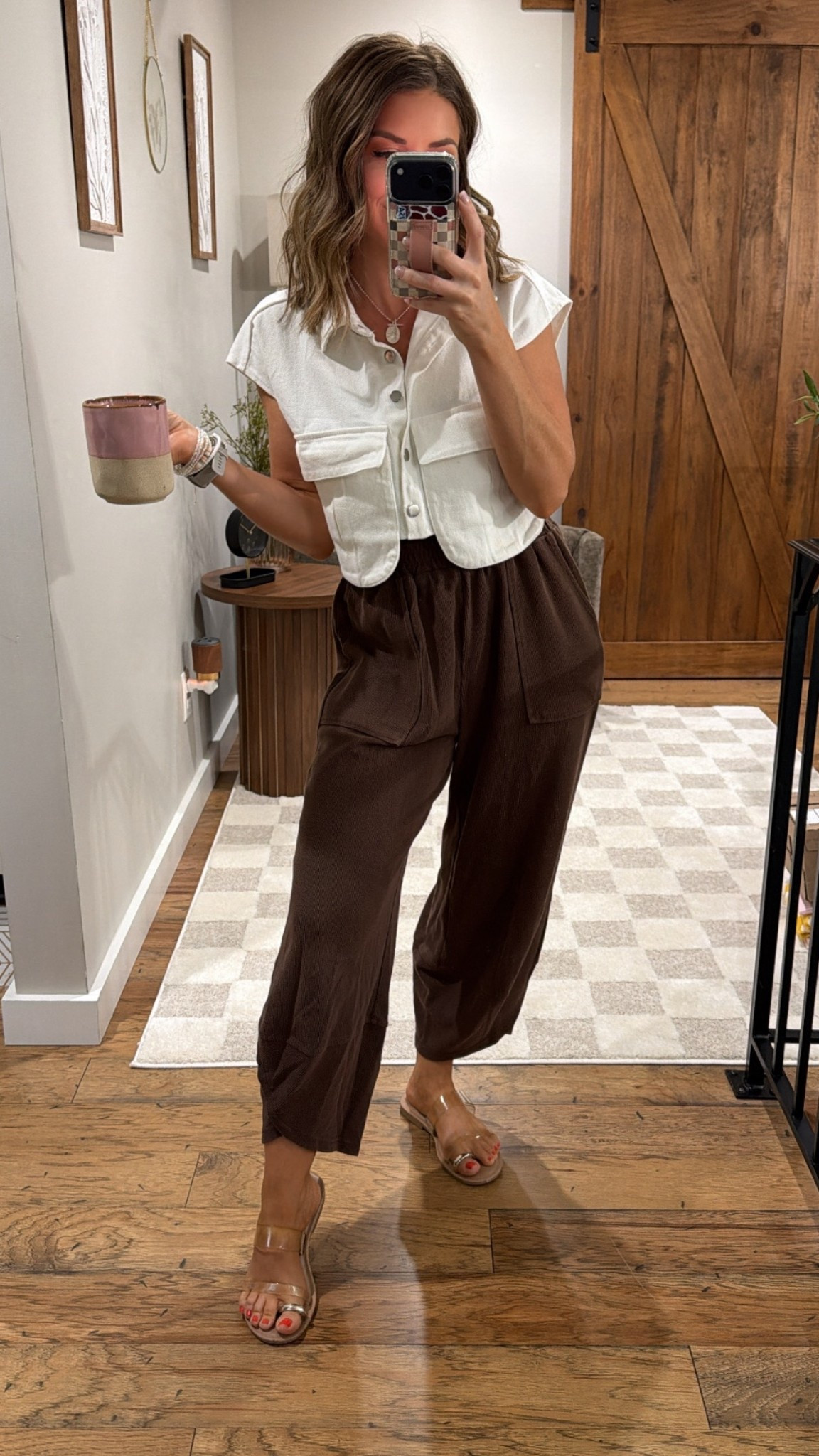 Working mom outfit. Comfortable for the office but still stylish! 
Bottoms: xsmall
Top:  small

#LTKootd #LTKgrwm #LTKmomlife