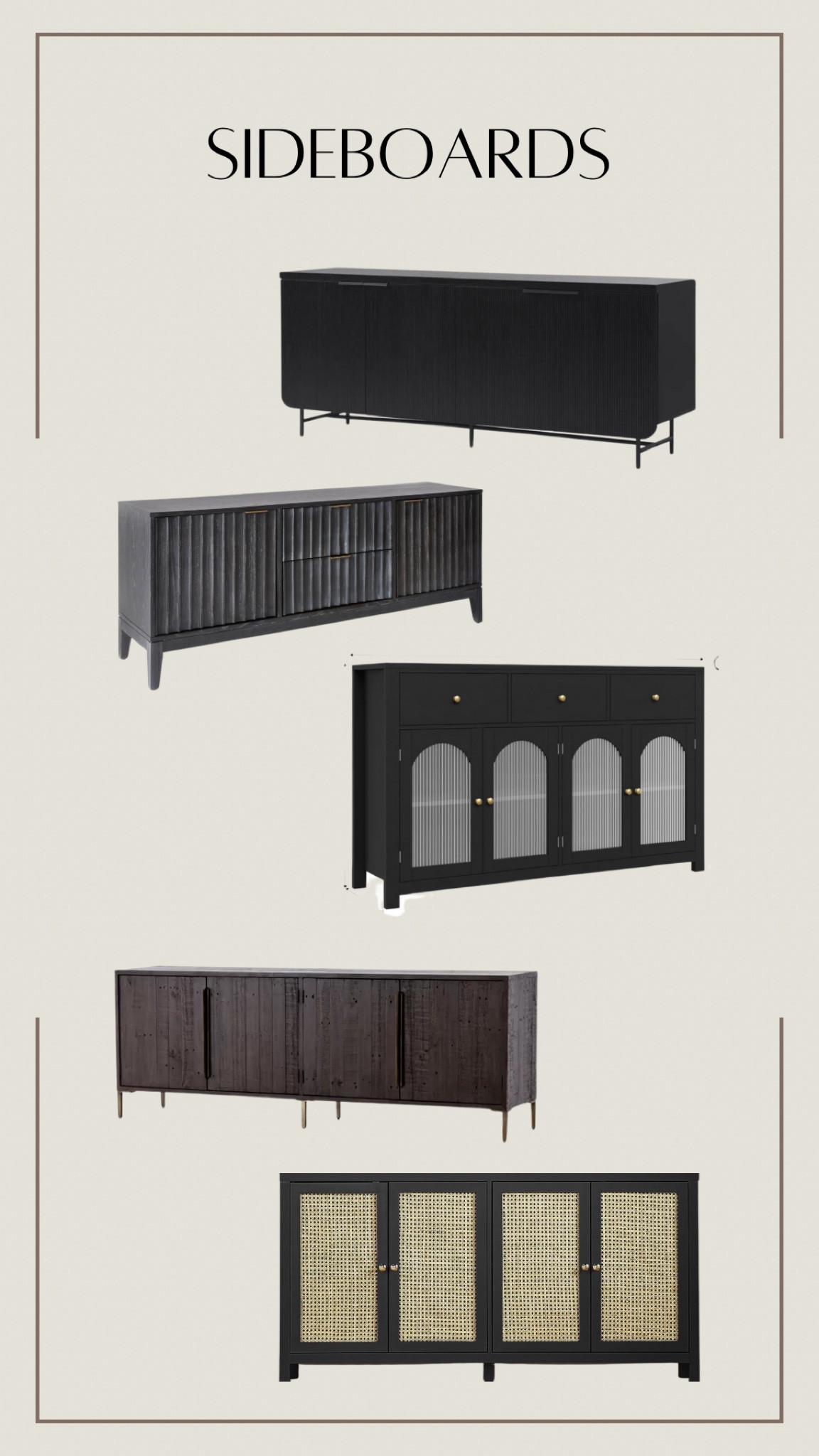Favorite black sideboards ✨

#sideboard #entryway #buffet  

#LTKhome