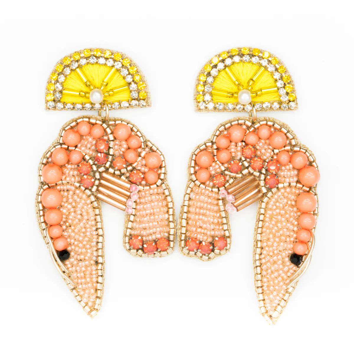 Shrimp Cocktail Earrings | Beth Ladd Collections