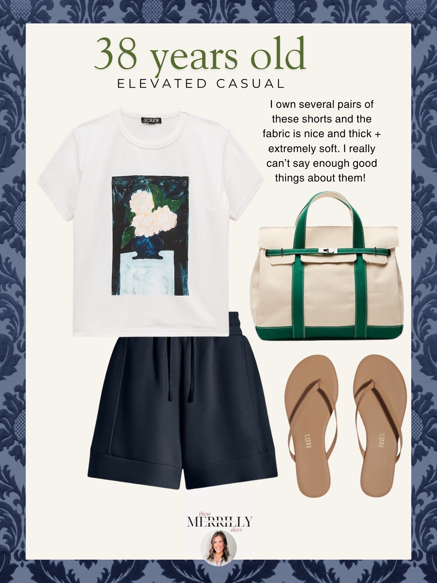 Casual and elevate outfit basics! These shorts are a staple in my wardrobe they are so comfortable! Thesemerrillydays women’s fashion finds women’s casual outfits elevated shorts idea 

#LTKdayinmylife #LTKootd #LTKSeasonal