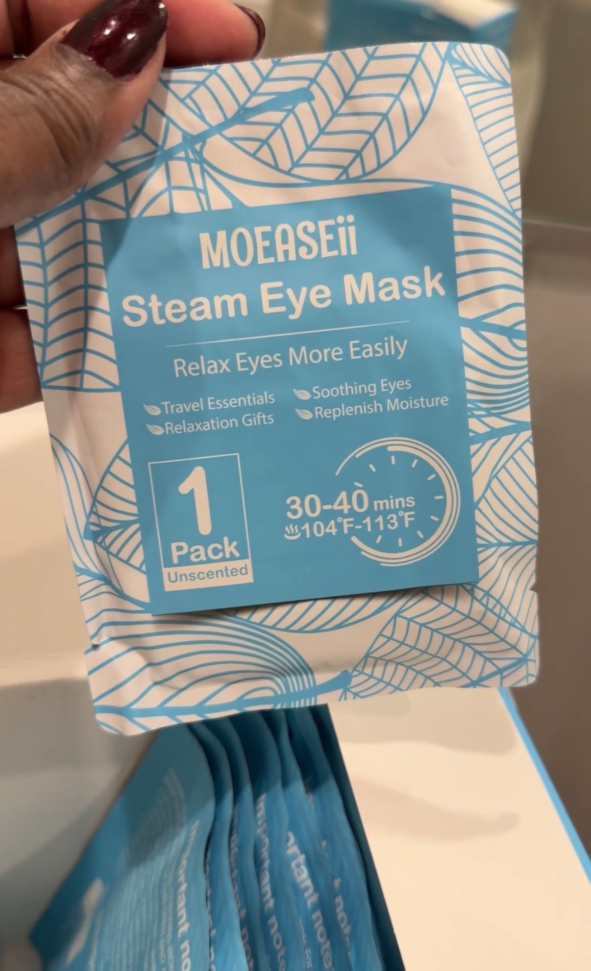 At home Spa mode with these disposable and portable steam mask. Great for travel, dry eyes, tired eyes or at home relaxing.

#LTKdayinmylife #LTKselfcare #LTKBeauty