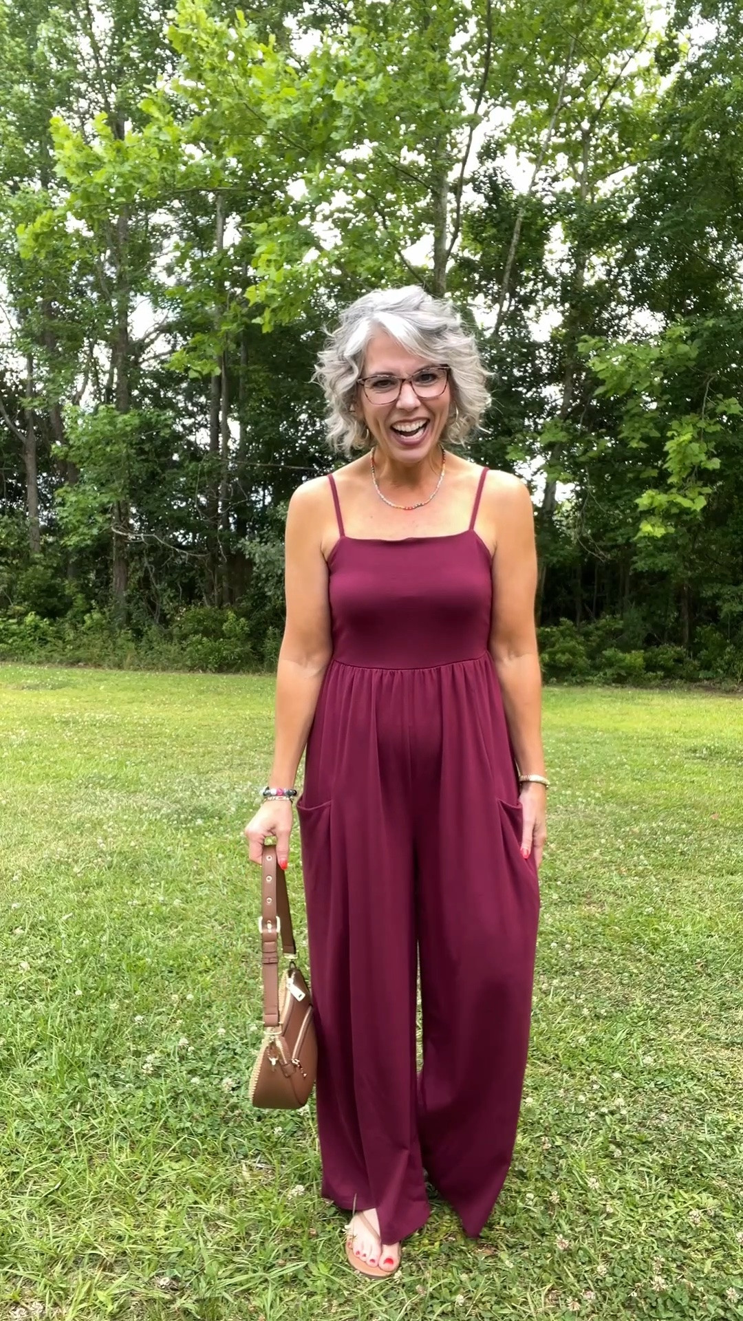 This boho romper is such a good find, spaghetti straps that are adjustable, the cutest big side patch pockets, and the most effortless flowy fit that is perfect for summer! I paired it with flip flop sandals, some pretty jewelry, and a shoulder bag for a look that is comfortable, cute, and so easy to throw on.

#amazonfashion #amazonfinds #amazonstyle #founditonamazon #summerstyle #summeroutfit #summerfashion #summerinspo #summervibes #summerlook #summerwear #springfashion #springoutfit #springstyle #casualoutfit #casualstyle #casualfashion #casualwear #casualchic #casualootd #weekendoutfit #weekendstyle #weekendvibes #comfyoutfit #comfystyle #effortlessstyle #effortlessfashion #bohostyle #bohofashion #bohooutfit #bohochic #bohovibes #bohosummer #flowyoutfit #ootd #ootdfashion #outfitoftheday #outfitinspo #outfitideas #realoutfitgram #todaysoutfit #getreadywithme #affordablefashion #affordablestyle #budgetfashion #womensfashion #womensstyle #petitestyle #petitefashion #petiteoutfit #petitewomen #petitegirl #petites #momstyle #momfashion #momootd #momlife #teacherstyle #teacherfashion #grandmastyle #grandmafashion #over40style #over40fashion #over40andfabulous #fashionover40 #womenover40 #over50style #over50fashion #fashionover50 #agelessstyle #midlife #midlifestyle #midlifefashion #maturestyle #maturefashion #fashionblogger #fashionista #styleinspo #fashioninspo #instafashion #cuteoutfit #trending #fashion #style #ltkfinds #ltkseasonal #ltkunder50 #ltkpetite #ltkover40 #ltkover50 #ltkfashion #ltkstyle #ltksummer #ltkspring #liketoknowit #shopltk #romper #bohoromper #spaghettistrap #patchpockets #flipflops #shoulderbag #summerromper #vacationoutfit

#LTKPetite #LTKootd #LTKOver40