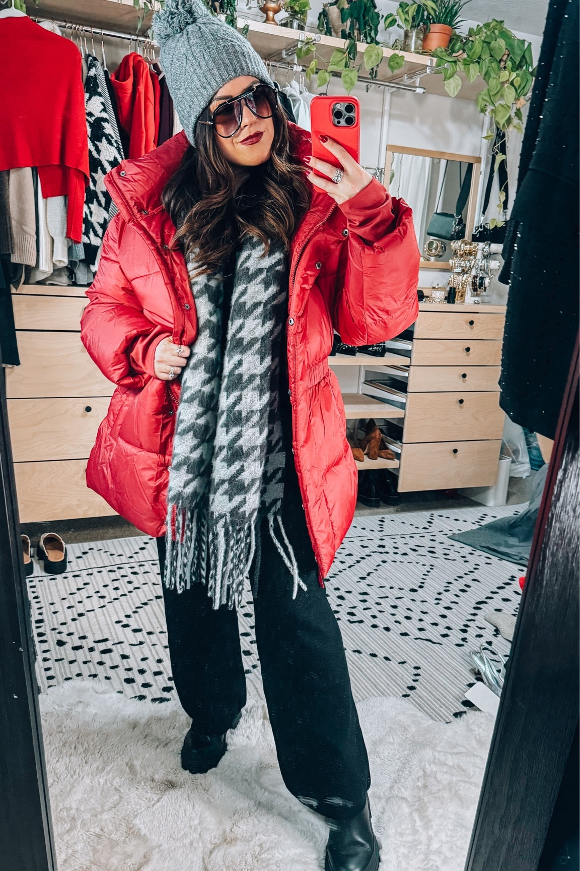 Midsize winter casual outfit idea 
Amazon matching sweater set xl 
Puffer coat with cinched waist wearing an xl but it runs roomy would prefer a large 
Lug sole boots 

#LTKSeasonal #LTKmidsize #LTKsalealert