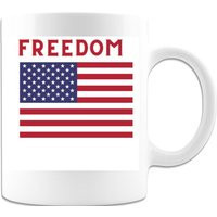 Freedom American Mug Flag Free Shipping | Etsy (US)
