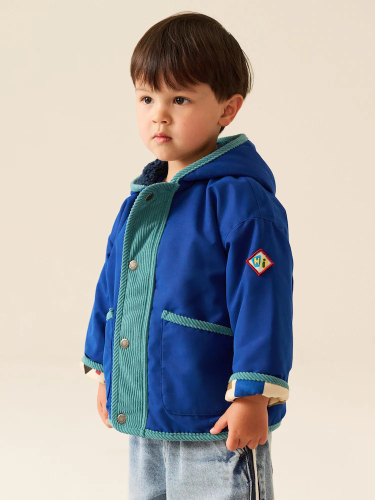 Blue Hooded Jacket (3mths-7yrs) | Next EU