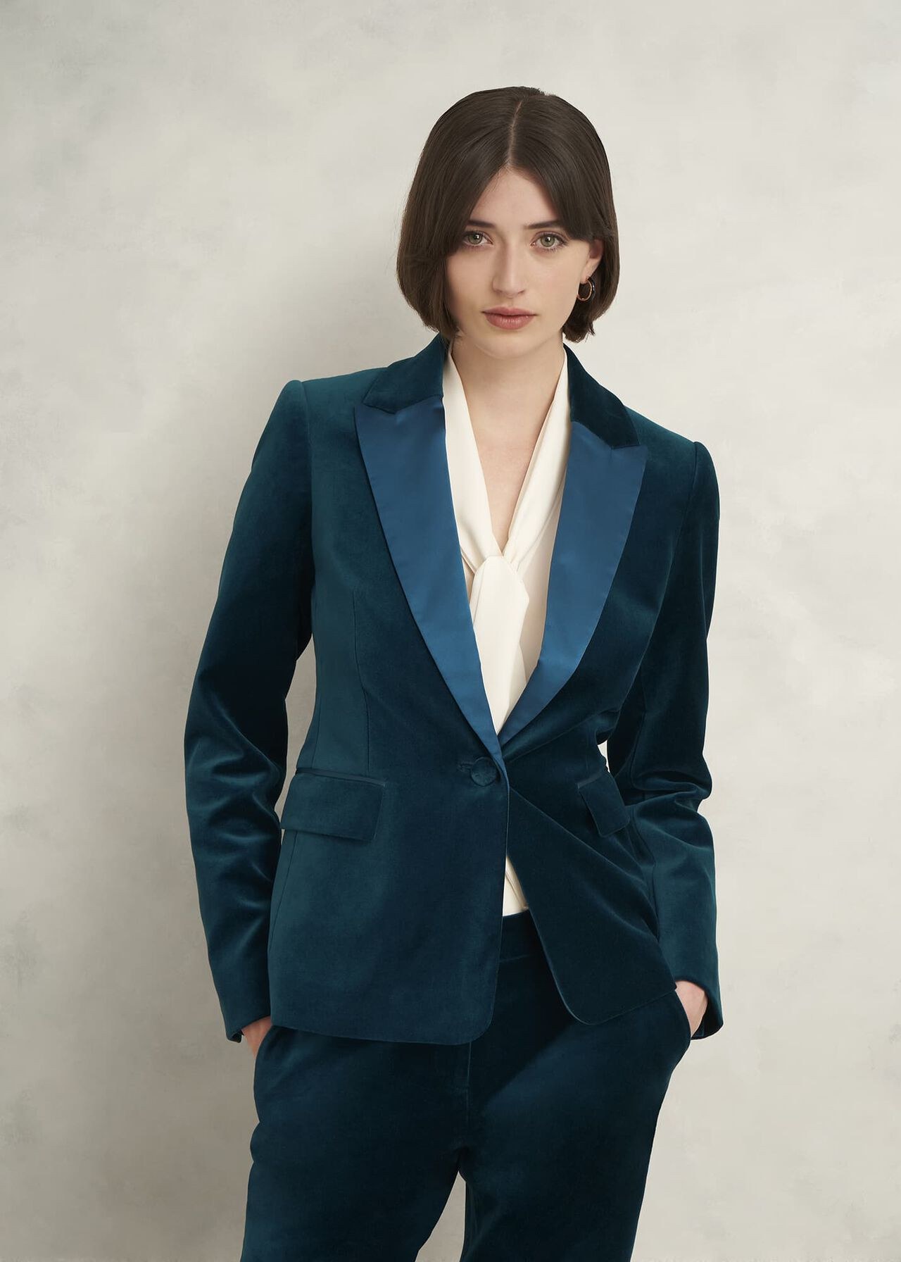 Luna Velvet Jacket | Hobbs US | | Hobbs