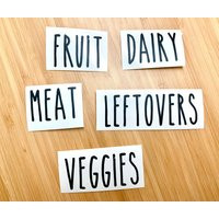 Ready To Ship, Fridge Drawer Labels, Fridge Decals, Drawer, Labels | Etsy (US)