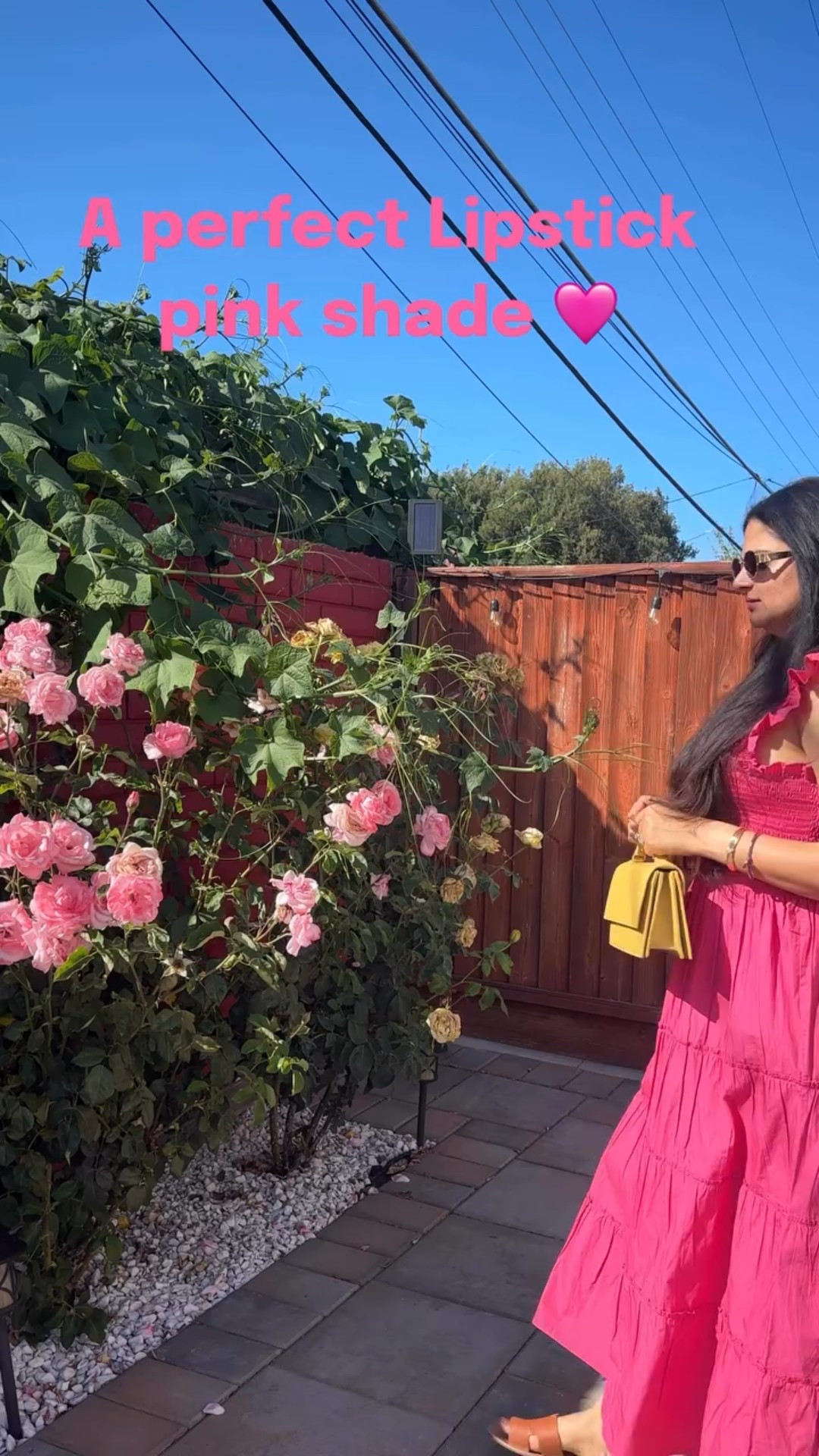 Found a perfect pink, lipstick shade dress in 100% cotton!! Perfect for summer ☀️ 

Use my code: “INFG-25FASHIONTRAVICIOUS10” for 10% off your first order 💰

#quince #quincepartner @onequince