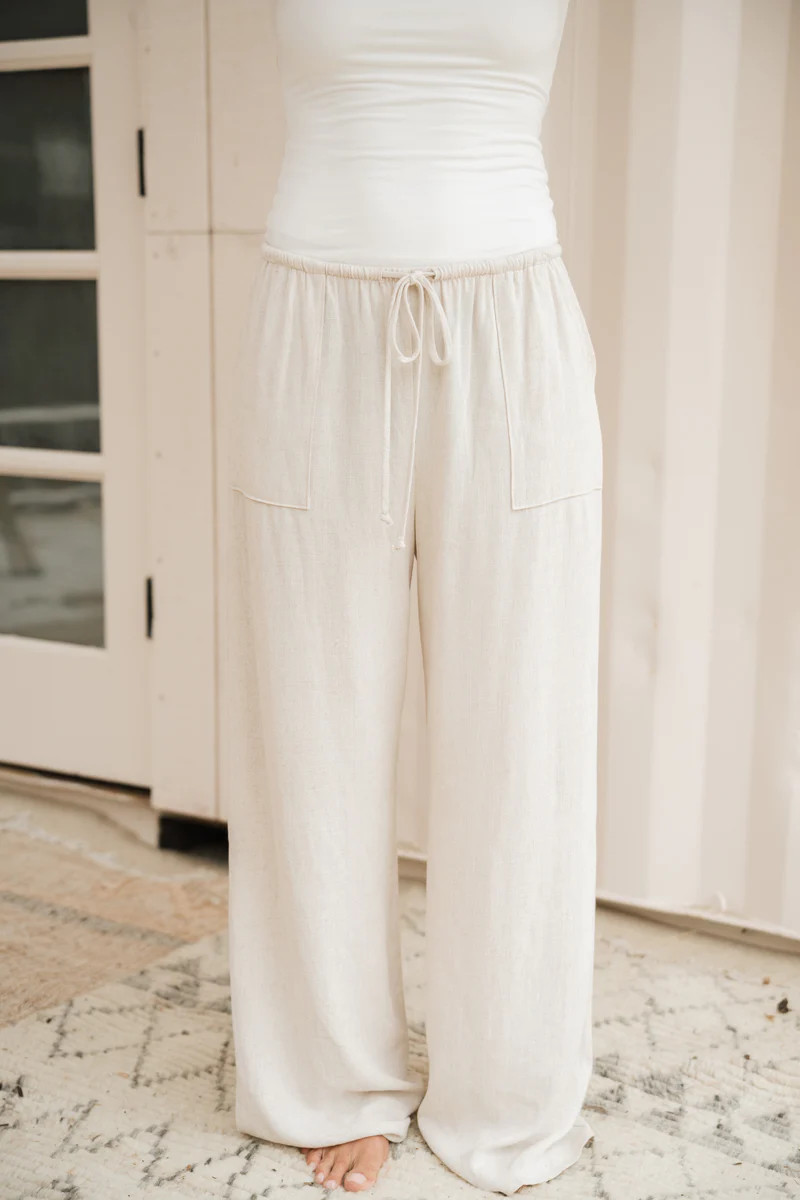 Isla Linen Pants | Carly Jean Los Angeles