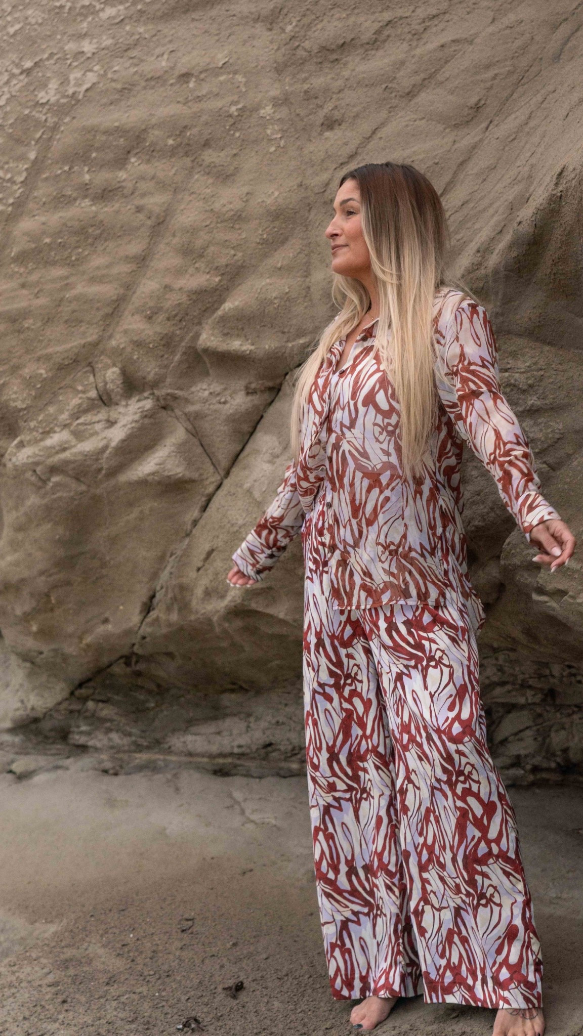 Resort Wear / button up blouse & trouser set from Nordstrom 

#LTKTravel #LTKootd