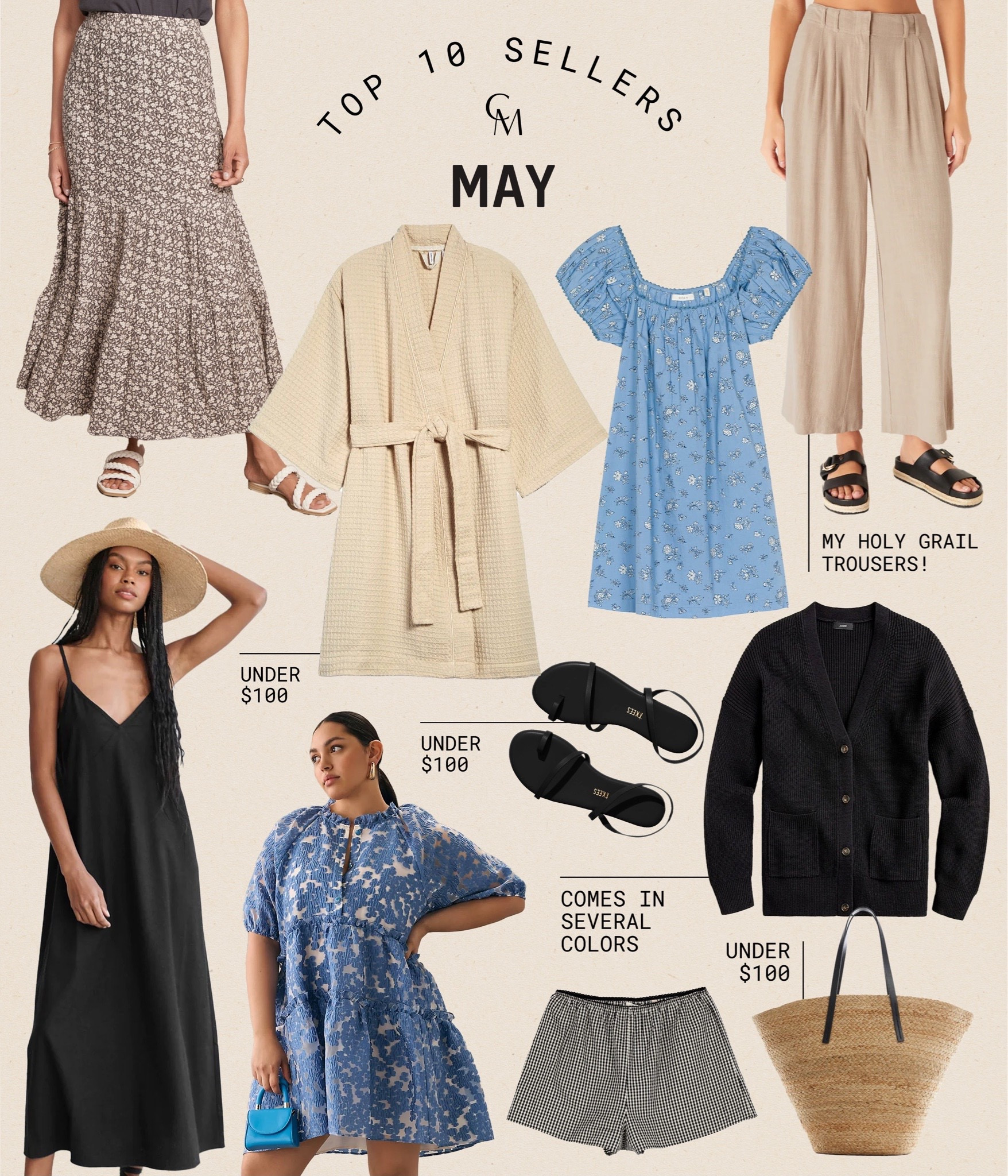 Monthly top sellers. Bestsellers in May. 

Summer style, sandals, dresses, summer dress, vacation dress, petite style 



#LTKshoecrush #LTKunder100 #LTKitbag