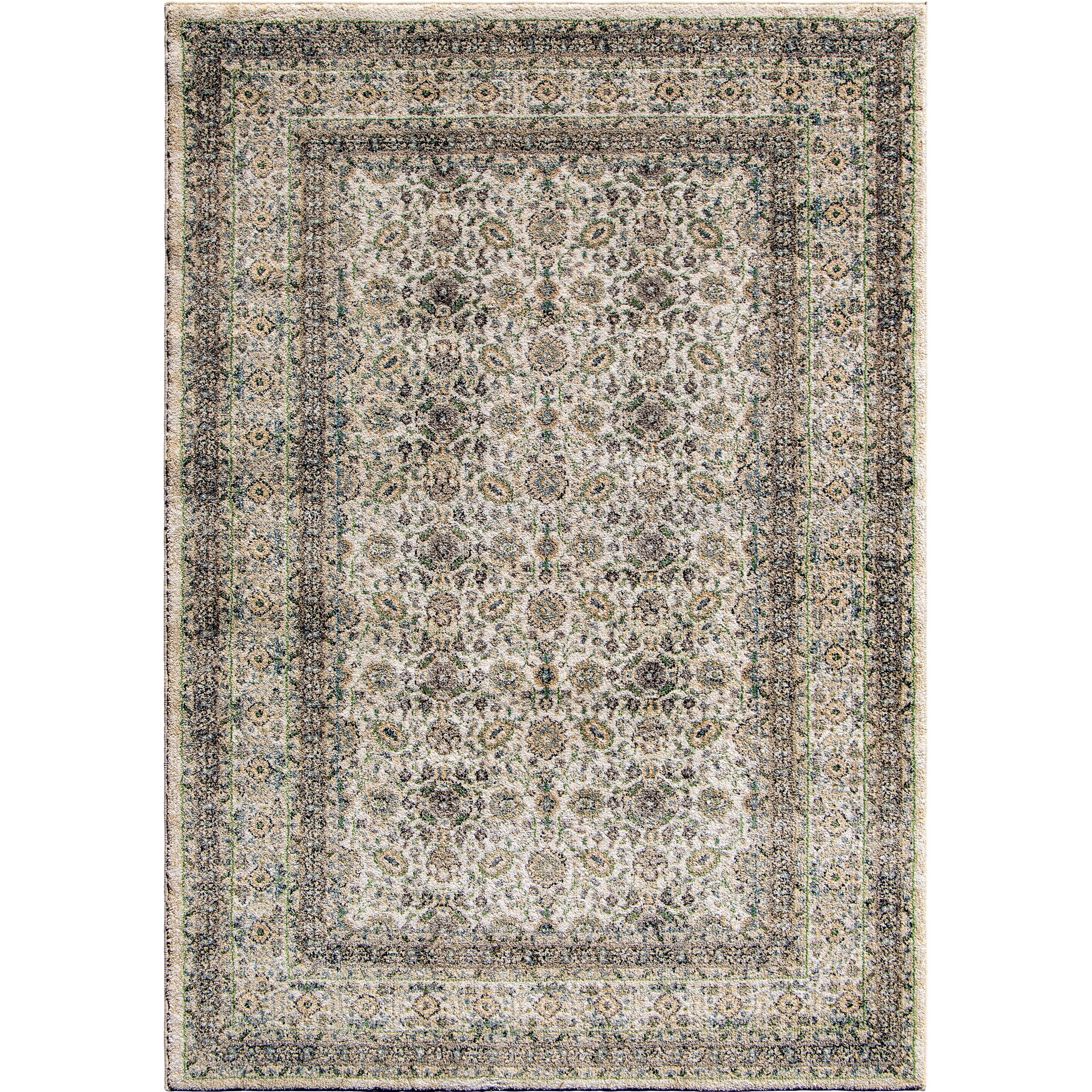 My Texas House Austin By Orian 5'3" X 7'6" White Floral Area Rug - Walmart.com | Walmart (US)