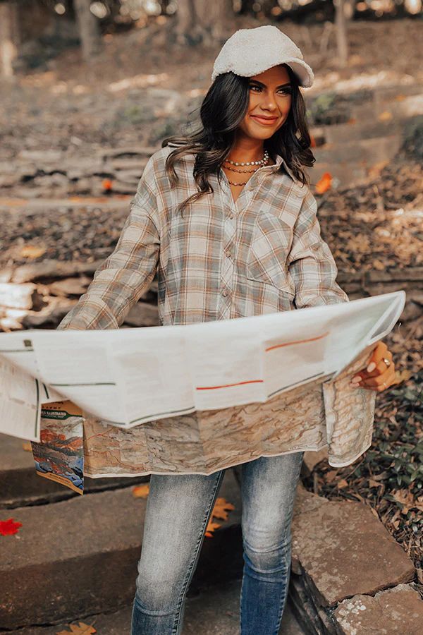 Overcome The Odds Flannel In Sage | Impressions Online Boutique
