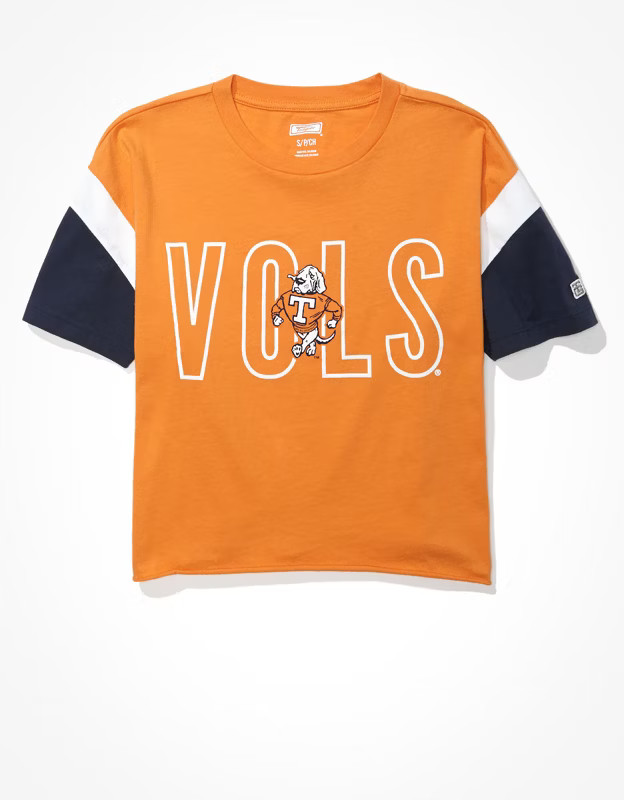 Tailgate Women's Tennessee Volunteers Colorblock T-Shirt | American Eagle Outfitters (US & CA)