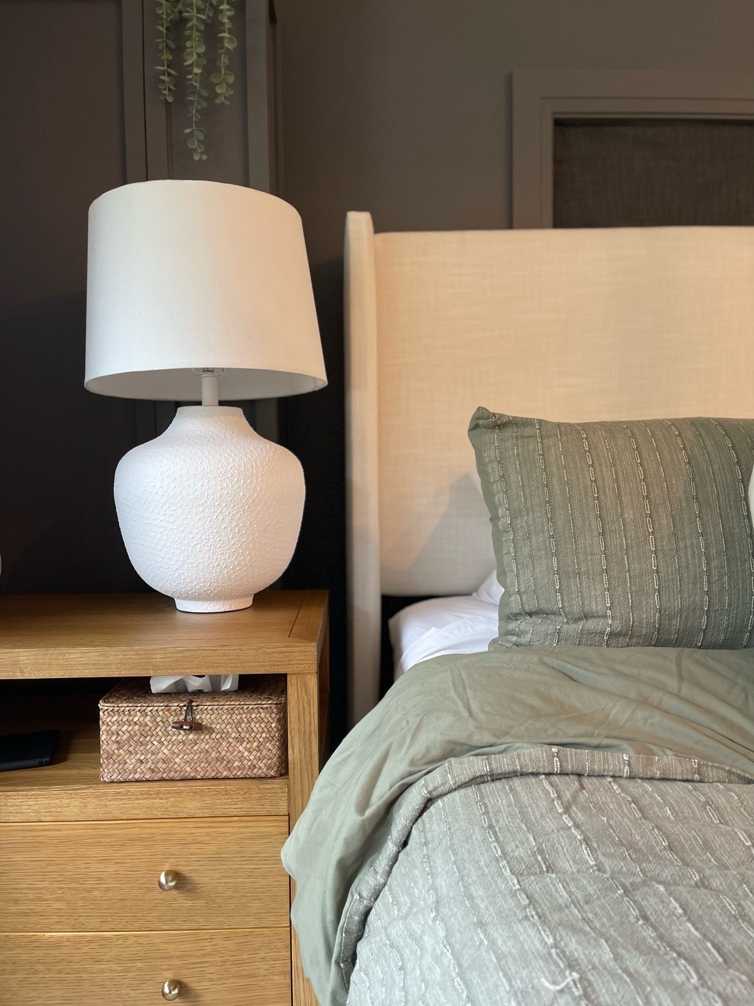 The viral Tilly upholstered bed from Wayfair is currently on major sale for their Black Friday in July! 

Wayfair, sale, target bedding, affordable bedding, pretty and practical, boujee on a budget, boujie on a budget, Wayfair upholstered bed, night stands, pretty night stand, wooden night stand, affordable primary bedroom inspo
