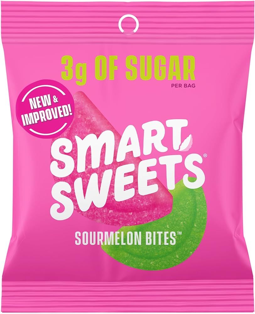 SmartSweets Sourmelon bites, Low Sugar Gummy Candy (3g), Low Calorie (130), Gluten-Free -1.8oz (P... | Amazon (US)